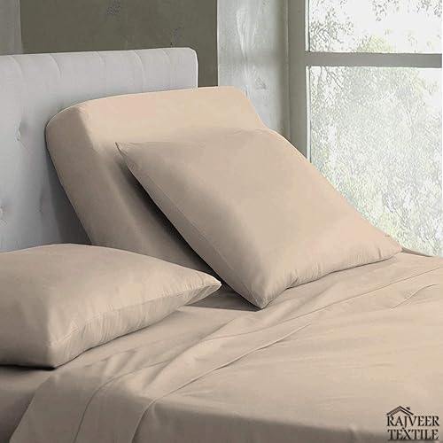 Miniatura 3 de Juego de sábanas de tamaño California King dividido superior para camas ajustables, 1000 hilos, 100% algodón egipcio, 4 piezas, se adapta a