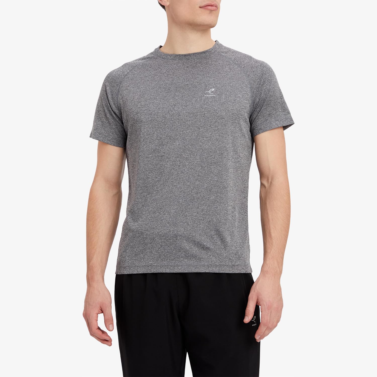 Energetics Men's Martin T-Shirt, Melange/Anthracite, L