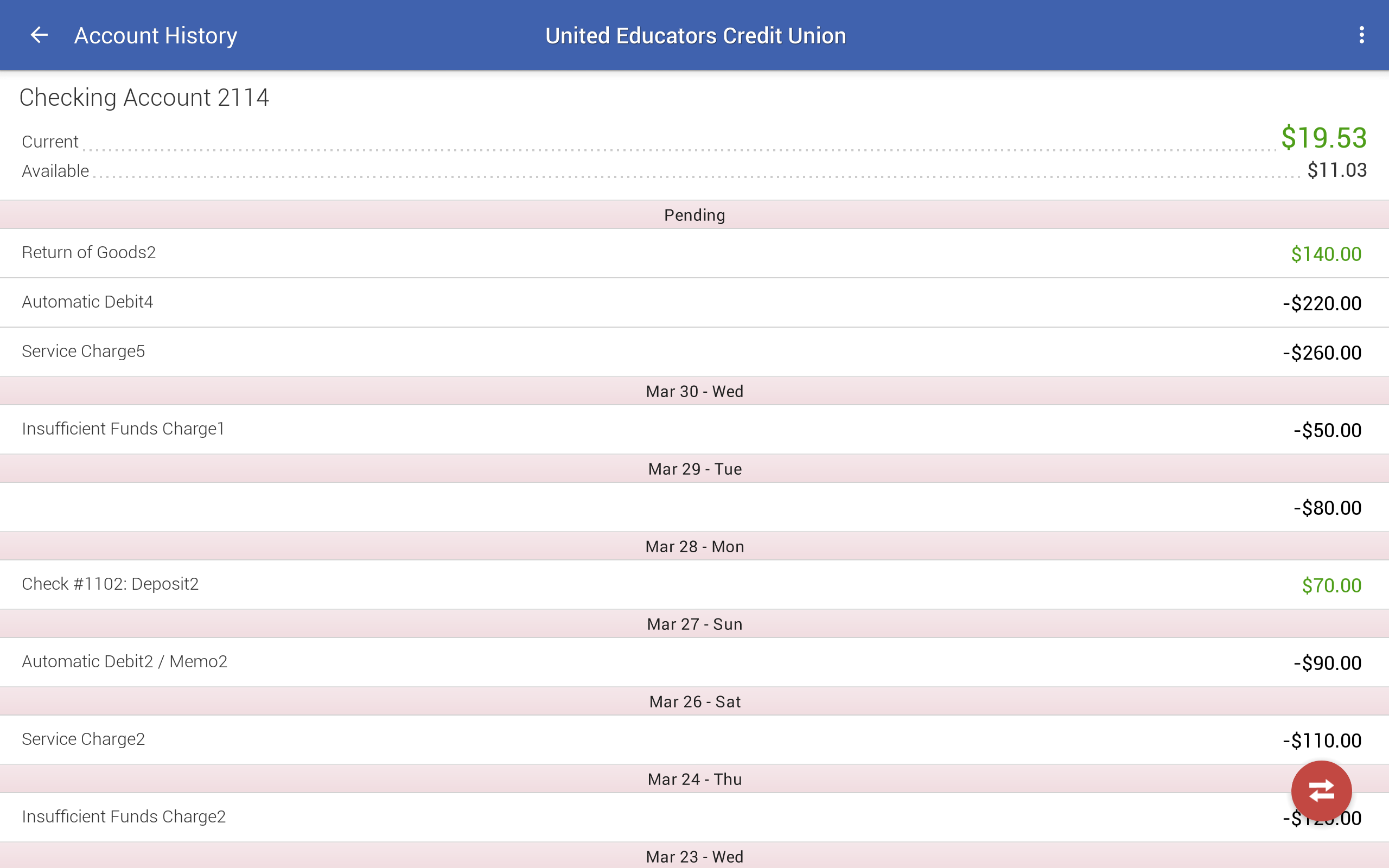 United Educators Credit for Android
