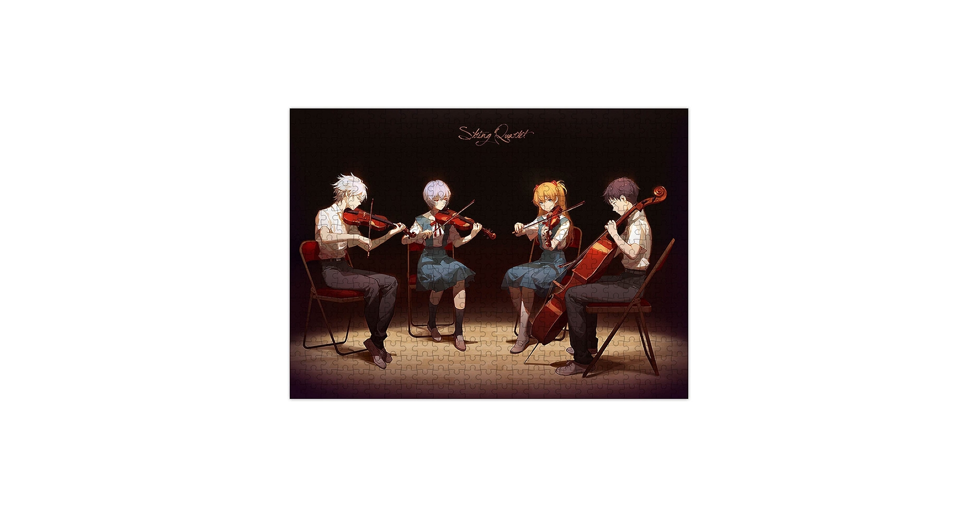 Amazon.co.jp: エヴァンゲリオン パズル 500ピース アスカ 綾波レイ