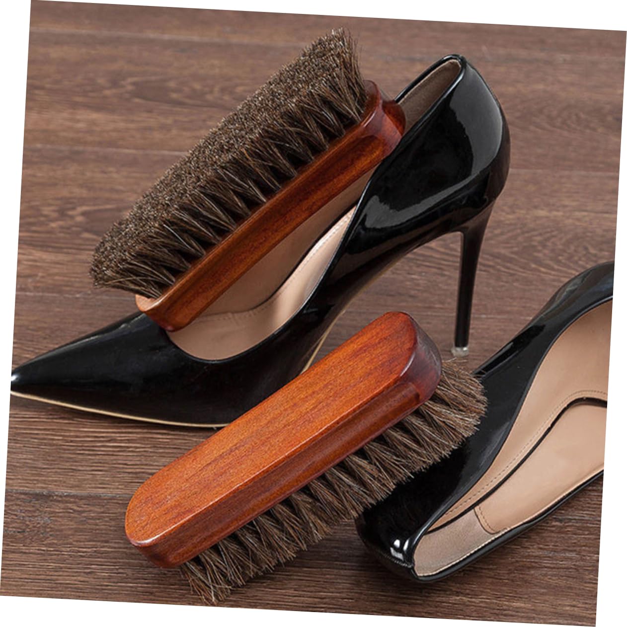 GALPADA 10piezas Cepillo De Cerdas para Limpieza De Calzado para Pulir y Zapatos Diseño Ergonómico y