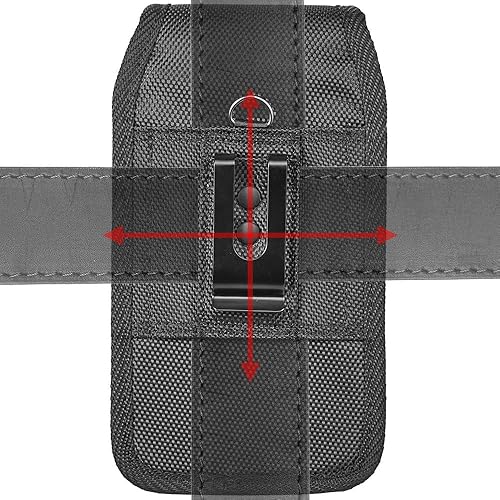 Miniatura 4 de Luxmo - Funda resistente para teléfono celular con clip para cinturón para Motorola G Stylus 5G, Motorola Edge, Moto G Power, Moto G Play