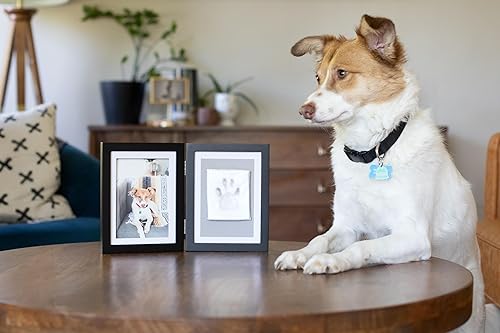 Miniatura 8 de Pearhead Marco de fotos con estampado de patas de perro o gato con kit de impresión de arcilla, regalo para amantes de las mascotas y dueños de