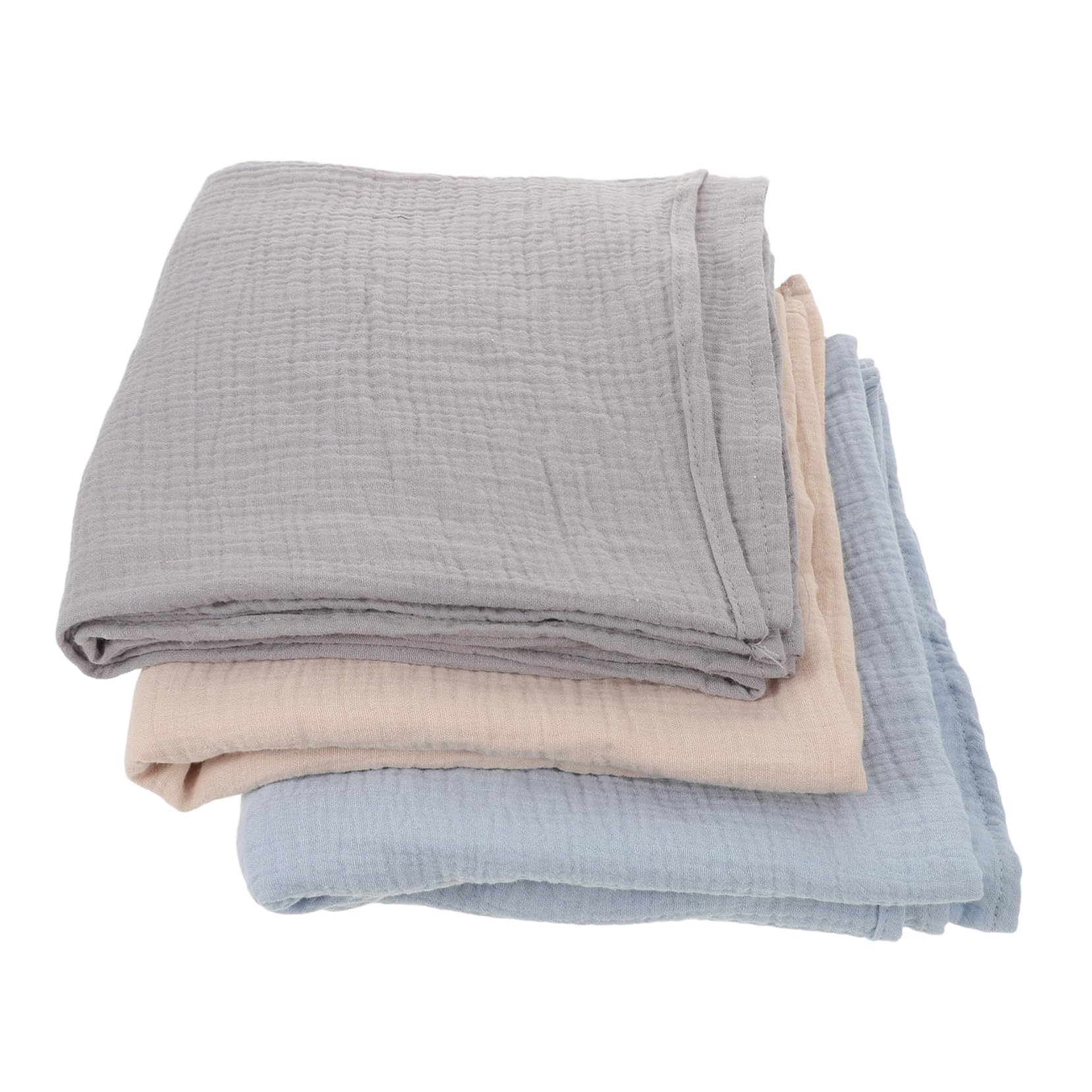 ORFOFE 3 Pezzi Coperta Mussola Ragazzo Ragazza Morbida Traspirante Unisex Fascia Avvolgente Per Sonno Facilità Avvolgimento