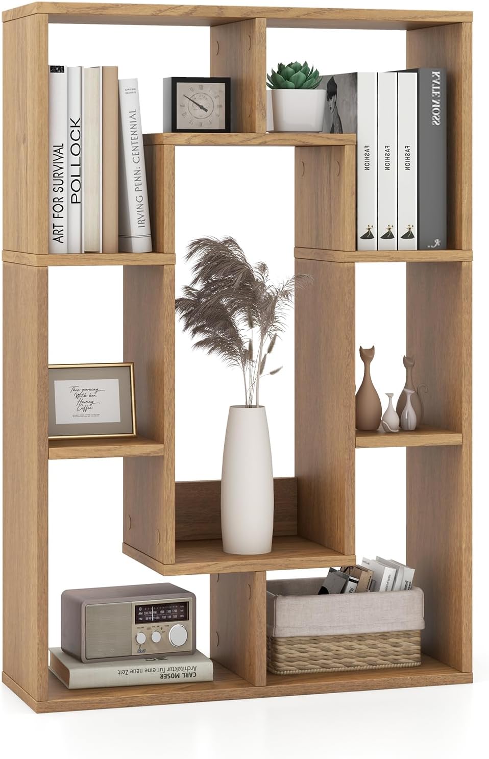 Giantex 7Cube Bookcase, Modern Freestanding Wooden