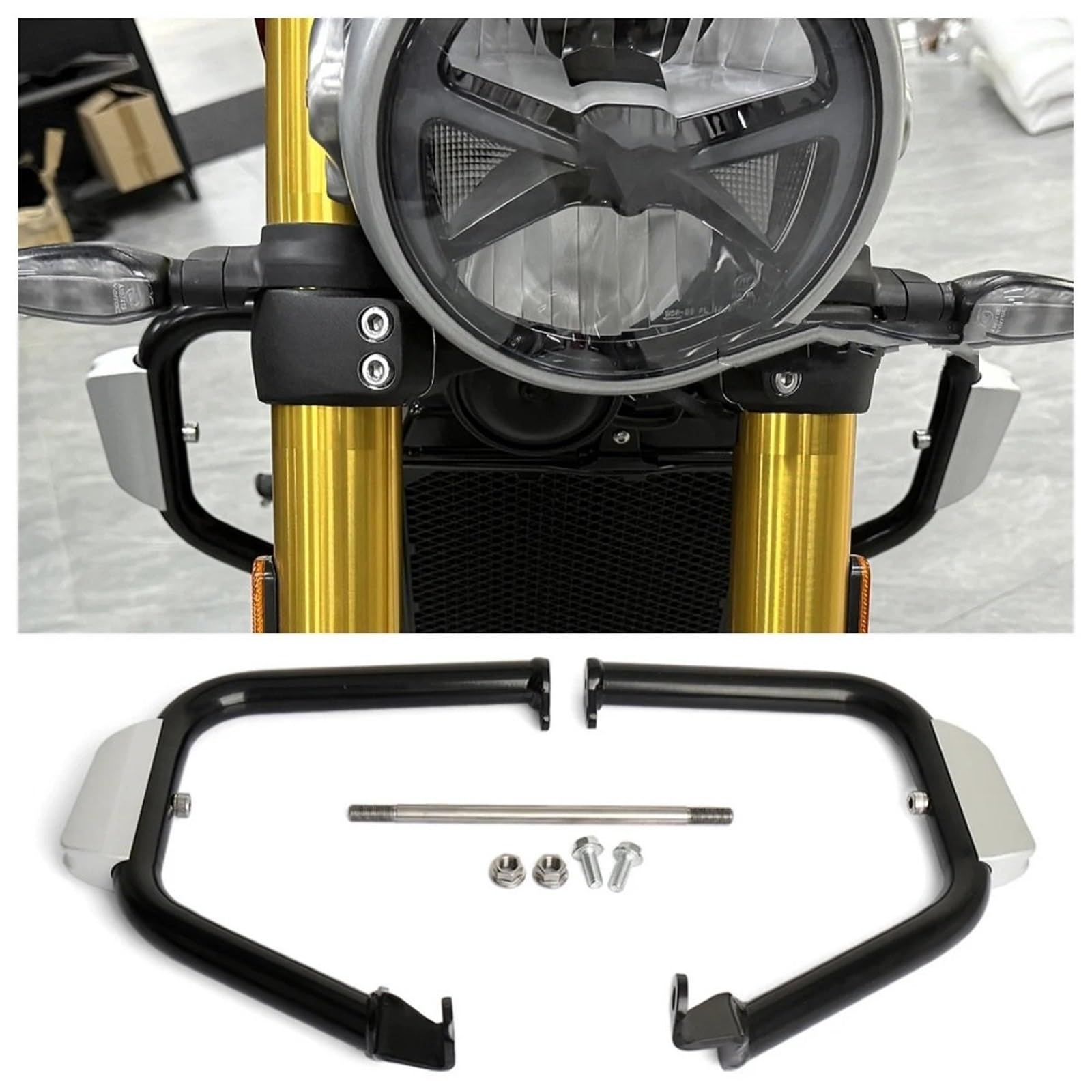 Motocyklowy zderzak CNC Crash Bar anty-upadek osłona silnika FIT dla Speed ​​400 Scrambler 400X 2024 2025 ochrona przed upadkiem