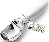 Vista 27 de Spring Chef - Cuchara de helado de metal resistente - Cuchara de helado apta para lavavajillas - Pala de helado comercial - Utensilios de cocina