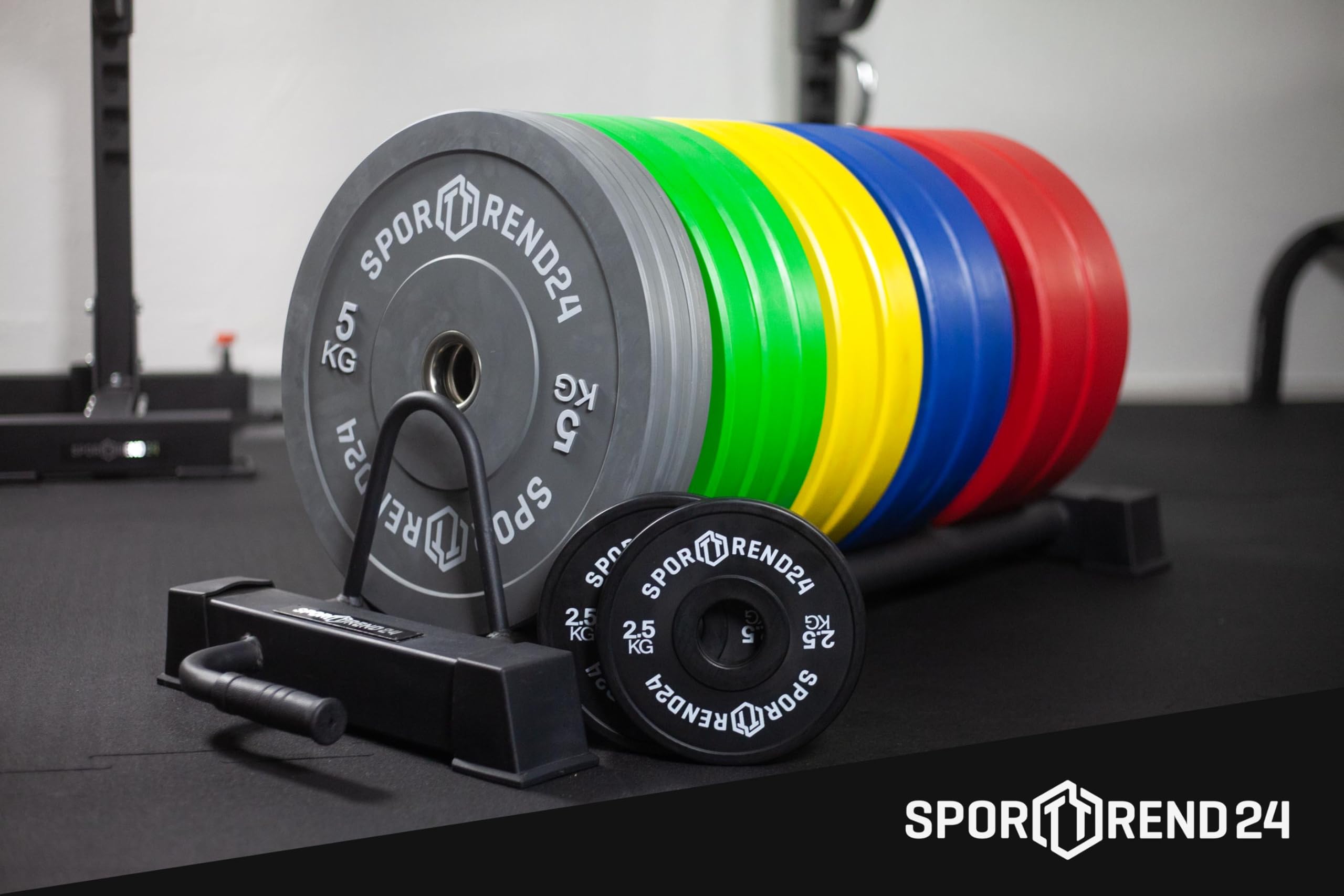 Sporttrend 24® Bumper Plate Rack bis 400 kg | Hantelscheibenständer Scheibenständer Hantelständer Gewichtscheibenständer Gewichtsscheibenständer Ständer Ablage Aufbewahrung für Bumper Weight Plates