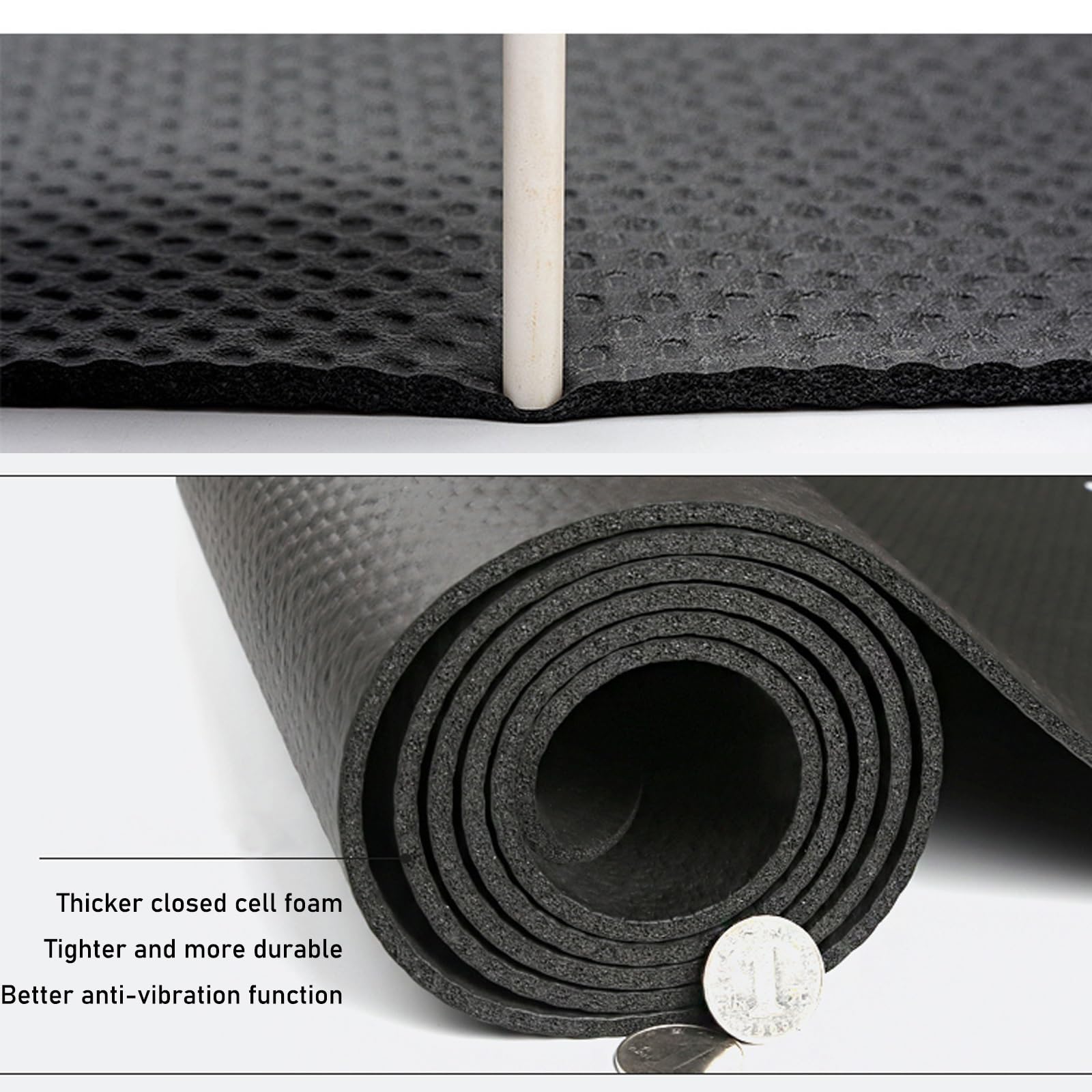 Tappetino Antivibrazione Tapis Roulant, Tappetino Per Tapis Roulant Insonorizzante, Antiscivolo Tappetino Tappetino Protettivo, Tappetini Attrezzi Fitness Per Tapis Roulant, Ciclette, Rowers(150x75cm)