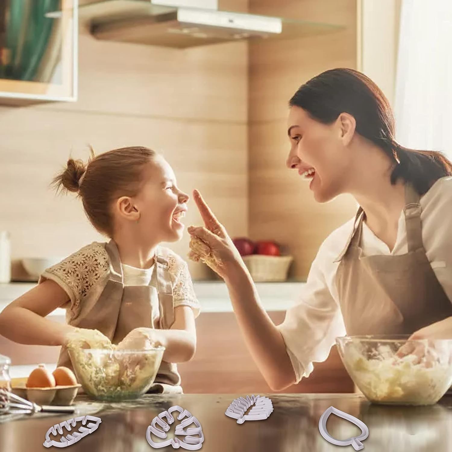 4Pcs Tropical Leaf Cookie Cutter Hawaiian Palm Leaves Fondant Mold for DIY Cake Sugarcraft Candy Fondant Grass Cutter For Gum Paste - Image 4