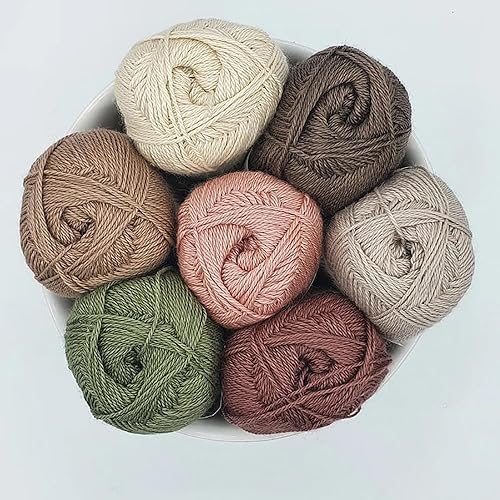 Miniatura 3 de Yarn Ave Alpakka Silke - Hilo de ganchillo para tejer a mano 70% alpaca bebé, 30% seda de morera, para manualidades, ropa de bebé, suéter, mantas,