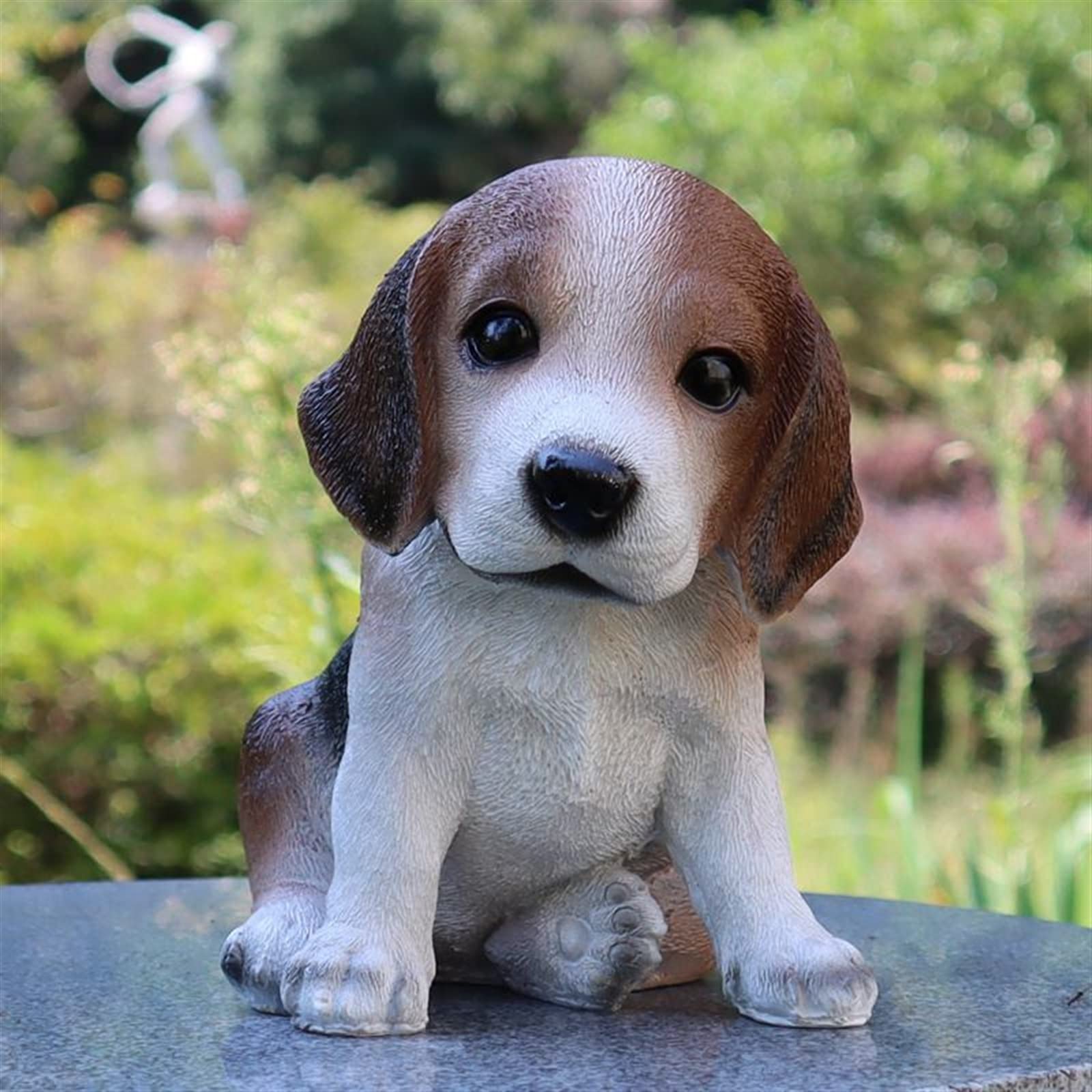 Amazon.co.jp: CFLNYC 高さ5.9インチ ビーグル犬の子犬の像、ミニ犬の