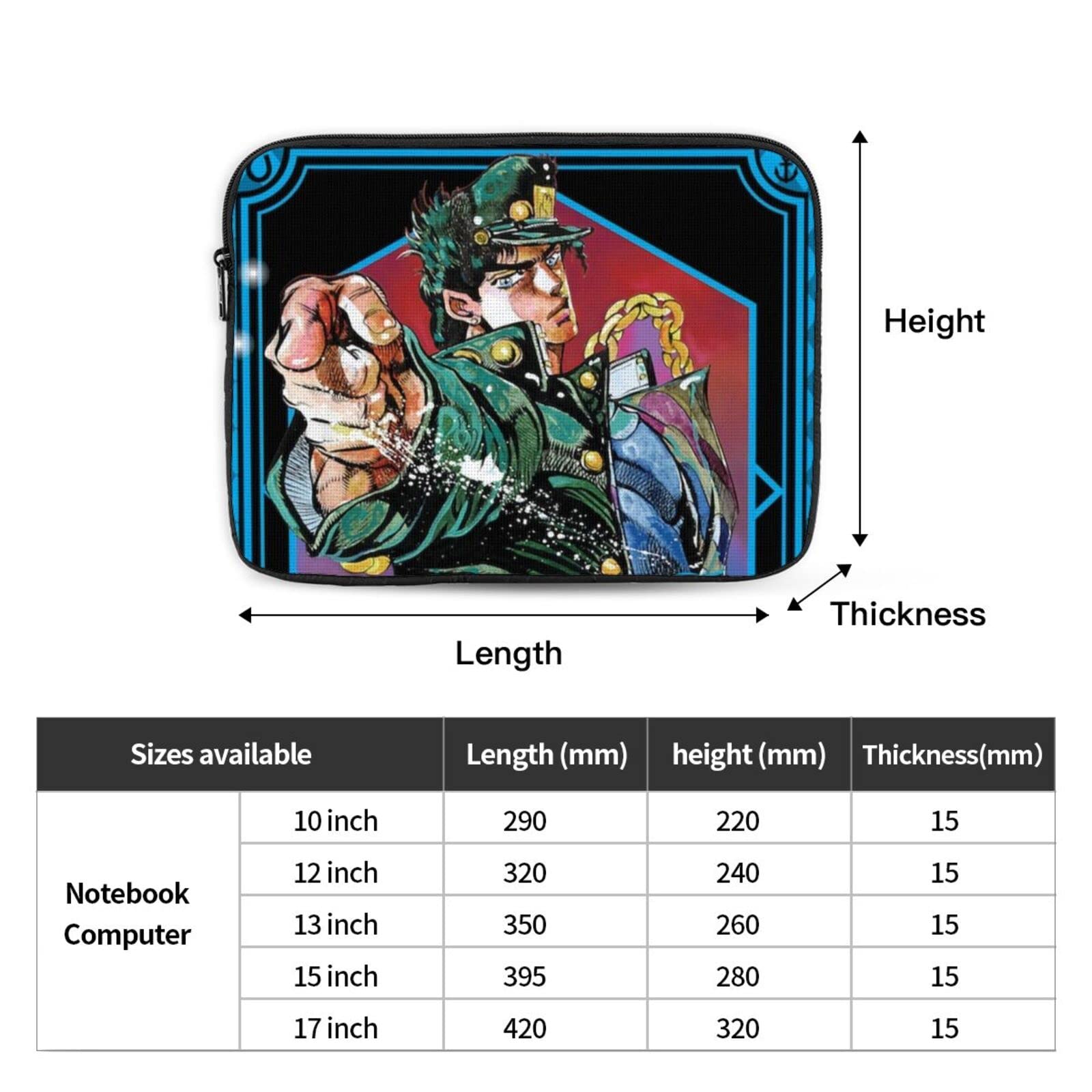 Amazon.co.jp: ジョジョの奇妙な冒険 パソコンケース タブレットケース