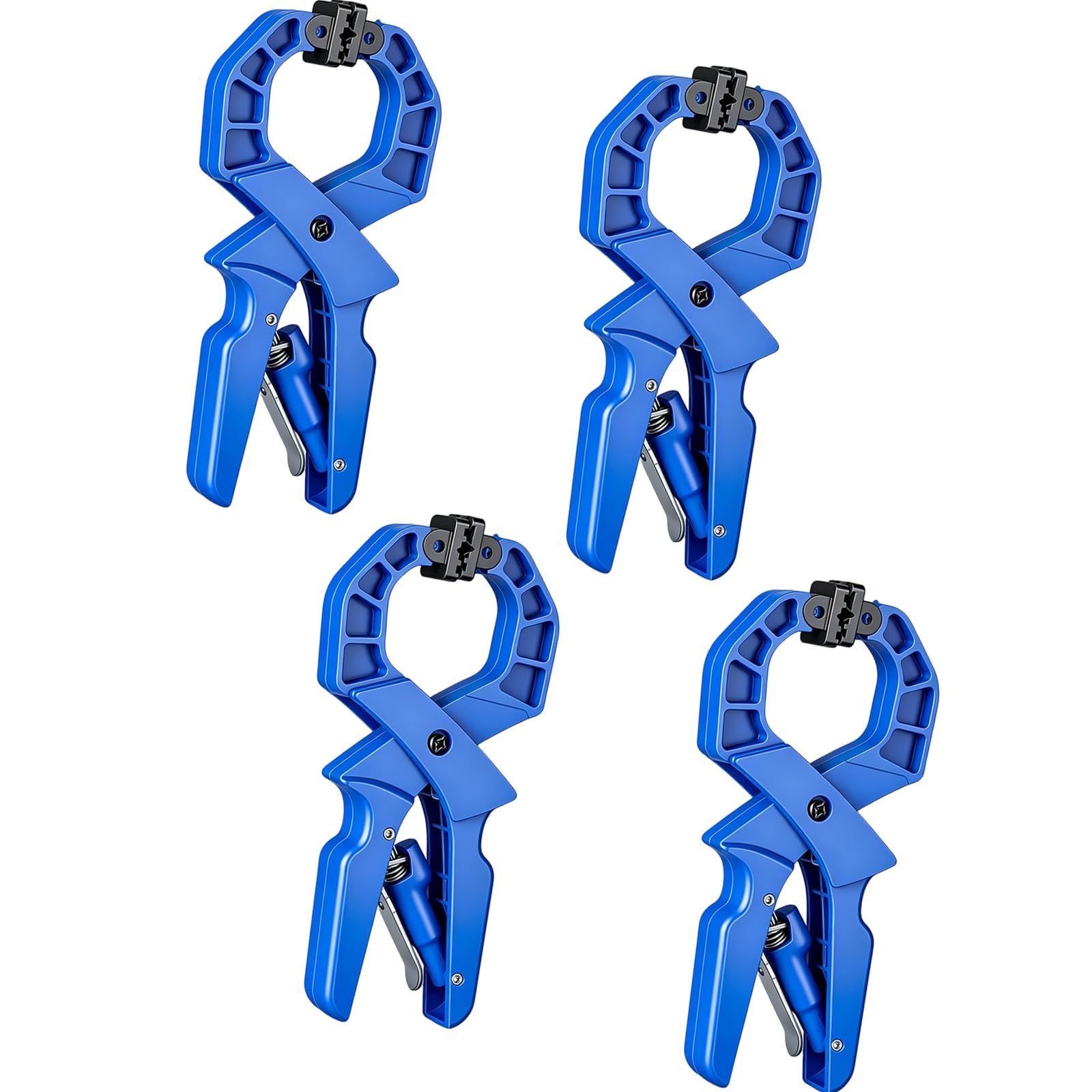 Multipurpose Spring Clamps Strong Quickly Release Clip for Woodworking Crafting and Household Fixing Tasks Ergonomic Handle Clamp
