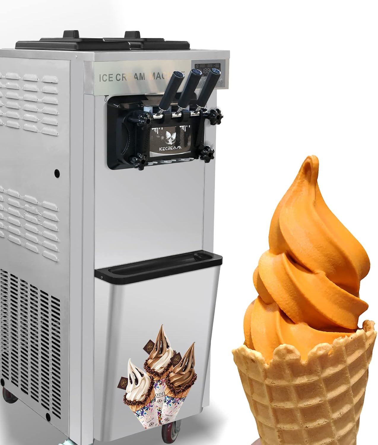 Yovtekc Commercial Vertical type SoftServe Ice Cream