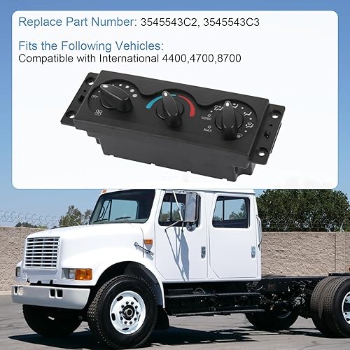 Miniatura 2 de Rimamoka Módulo de control de clima para calentador de CA compatible con International Paystar 5000 Citystar Durastar 4200 4300 4400 Reemplazar #