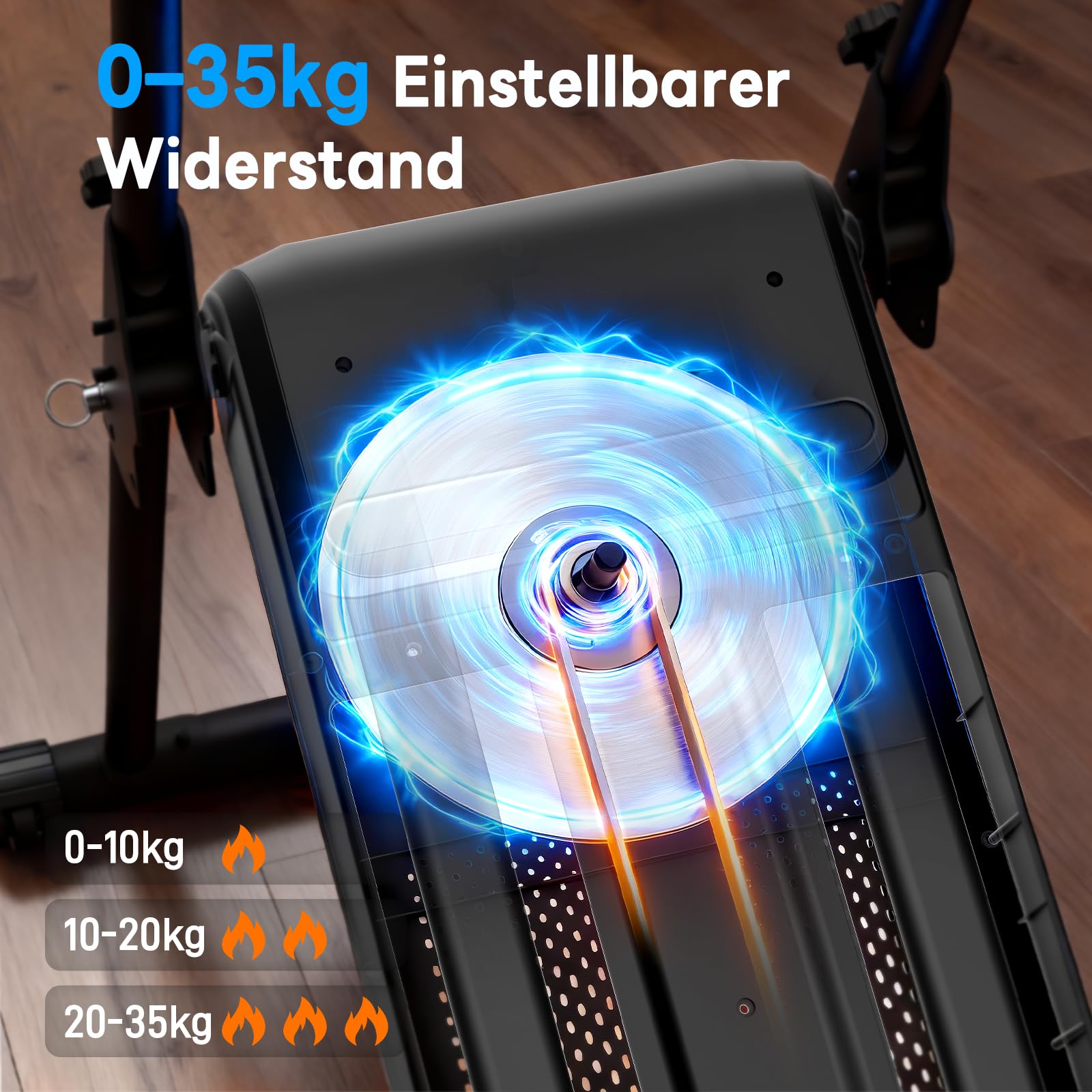 HXD-ERGO 2025 Magnetischer Stepper für Zuhause, Leiser Faltbarer Treppensteiger mit Einstellbarem Rahmen & Pedalwinkel, Ganzkörpertraining Heimtrainer(Dunkelgrau)