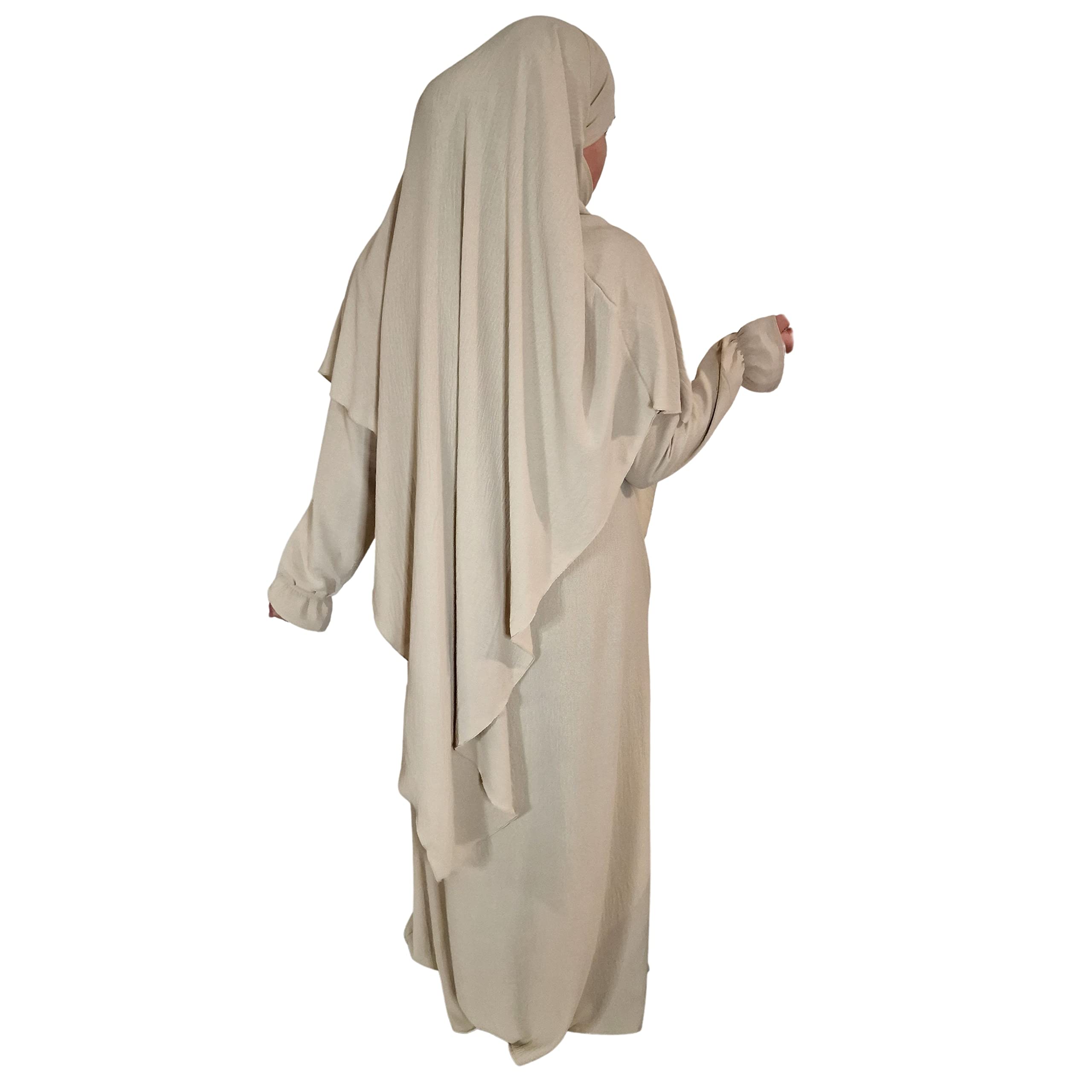 Abaya + Khimar Diamond Diamond Triangle cut Set Long Hijab Muslimah scarf Jilbab muslim Maxi dress Prayer Dress