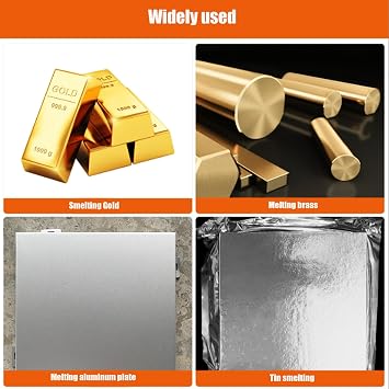 1-3KG Commercial Melting Furnace,Metal Melting Furnace 110V/220V Smelting Machine for Gold Silver Casting,Jewelry Foundry Equipment