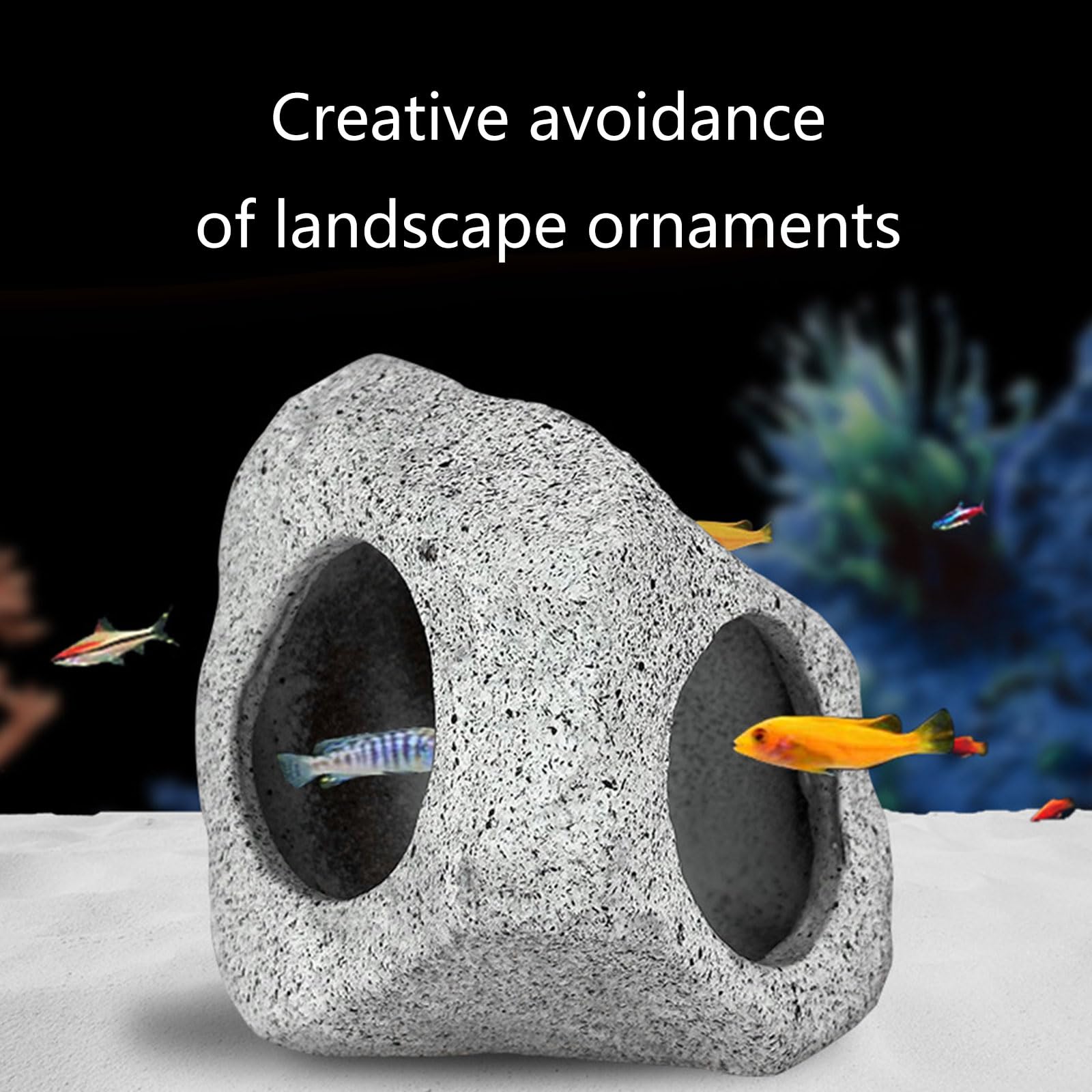 Zarte Landschaft, heilige Steinhöhle, Terrarienversteck, Garnelenversteck, Statue, Aquarium, Lebensraum, Dekoration, Garnelenhöhle, Unterschlupf
