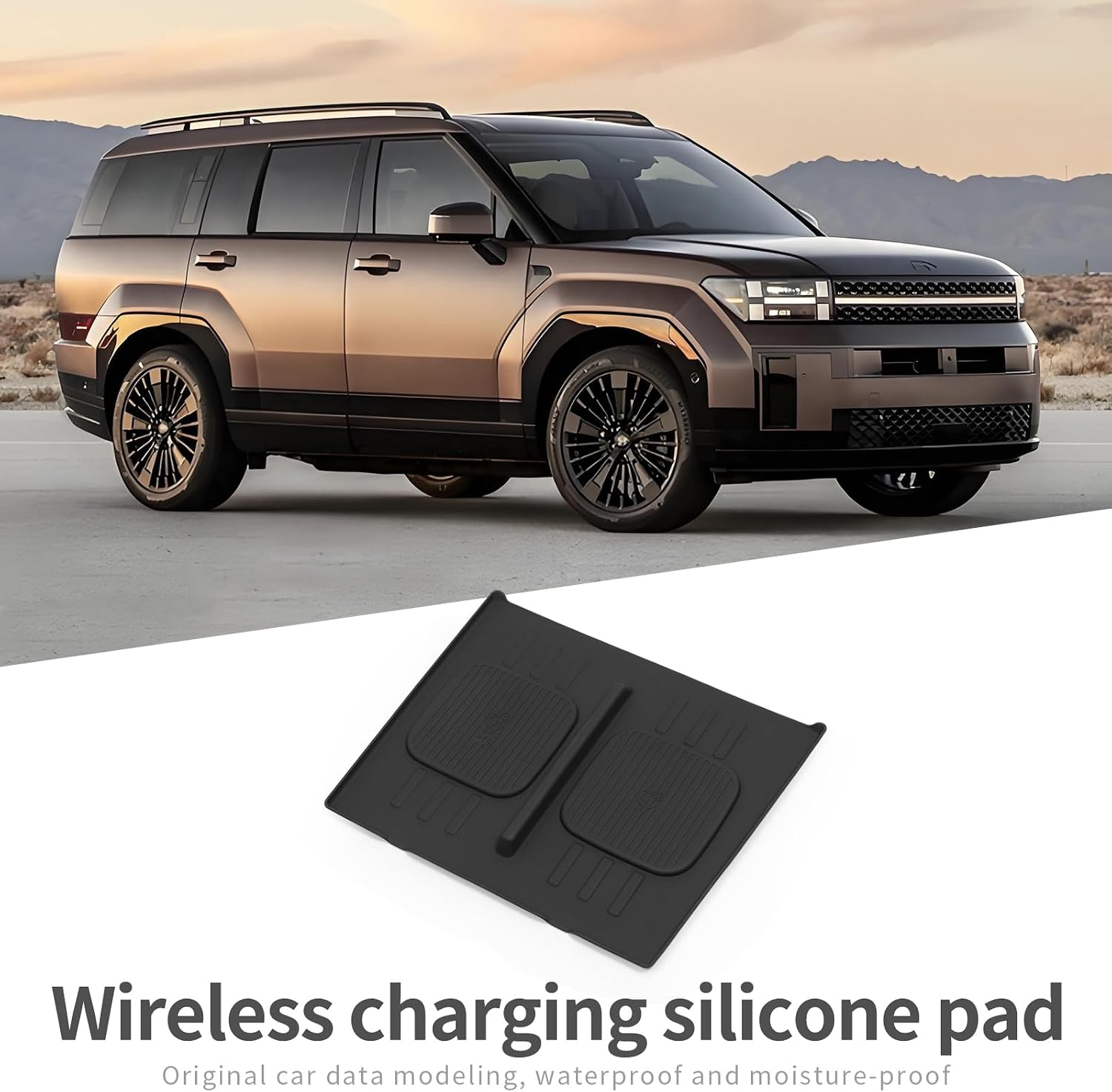 Wireless Charging pad Suitable for 2024 2025 2026 Hyundai Santa Fe image 2