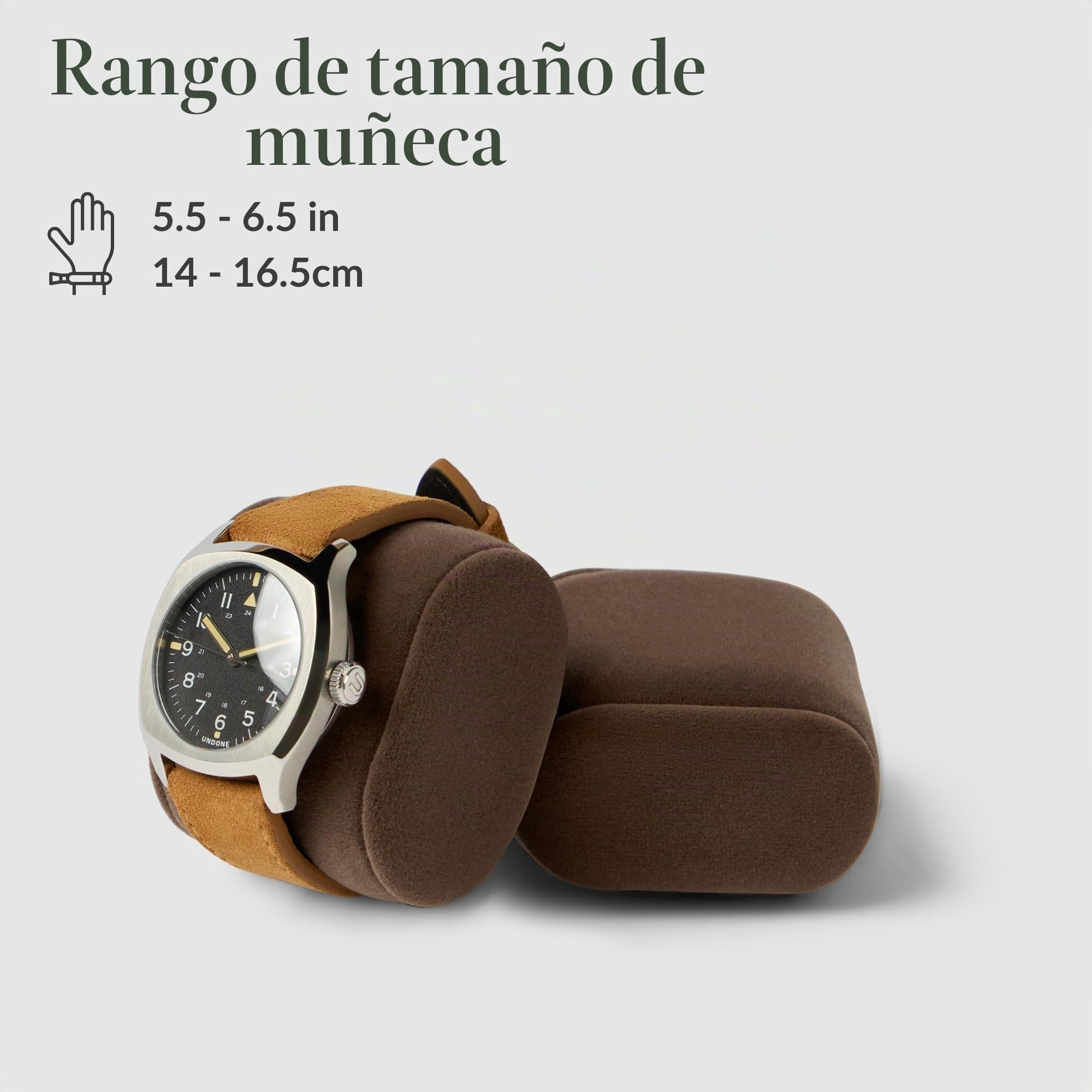 TAWBURY Bayswater - Almohadas para caja de reloj, extra pequeñas, circunferencia de 16,5 cm, 50 mm de ancho, compatibles con cajas de reloj Bayswater de 6, 12 y 24 ranuras, paquete de 24 almohadas