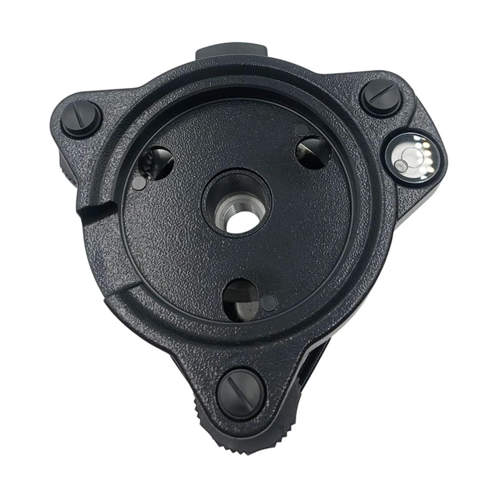 Black Three-jaw Tribrach Without Optical Plummet with Level Bubble for Total Station Surverying
