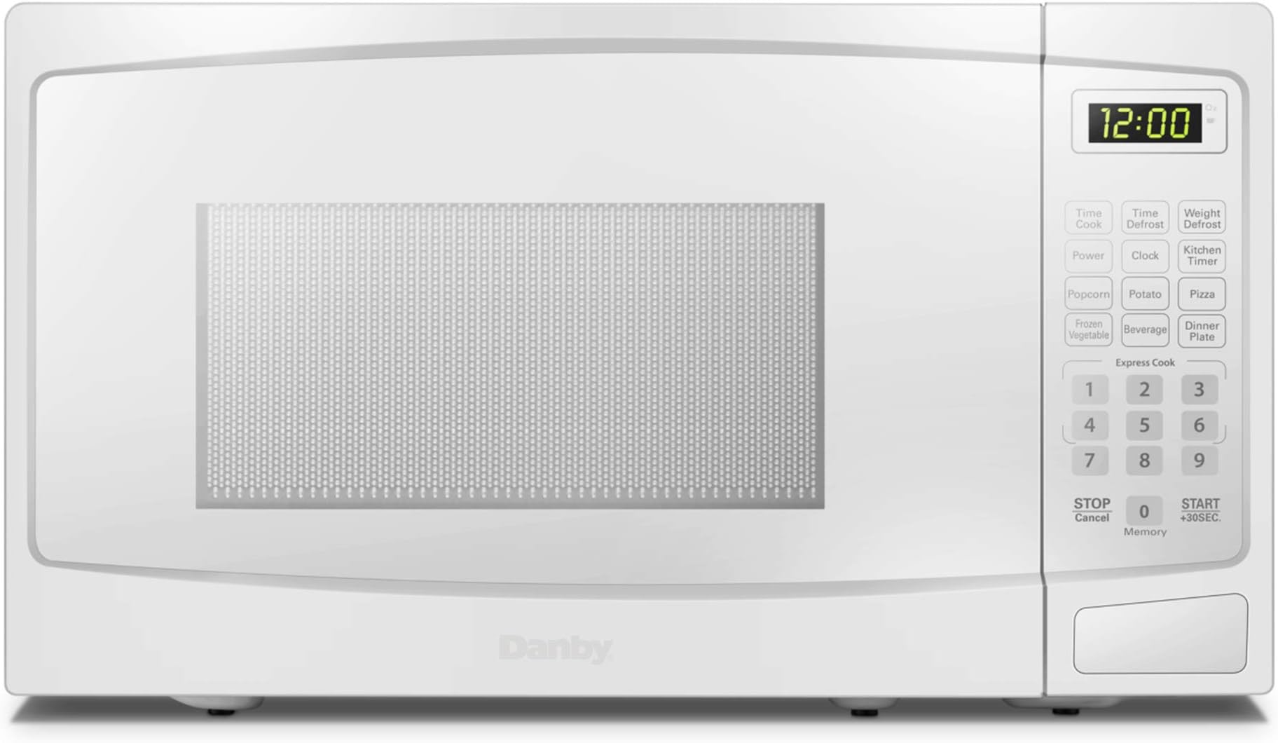 GE PEM31DFWW Profile 1.1 Cu. Ft. White Countertop Microwave