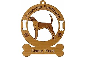 Keepsake Personalized American Foxhound Ornament (1244)