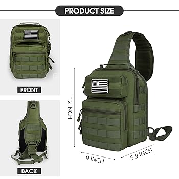 Amazon.co.jp: HAOMUK タクティカルスリングバッグ バックパック