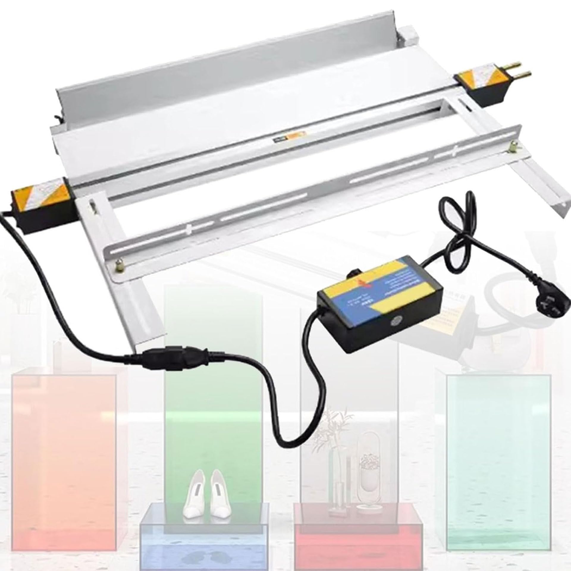 Sghjuy Acrylic Plastic Bending Machine Portable PVC Bender Silver, 60CM
