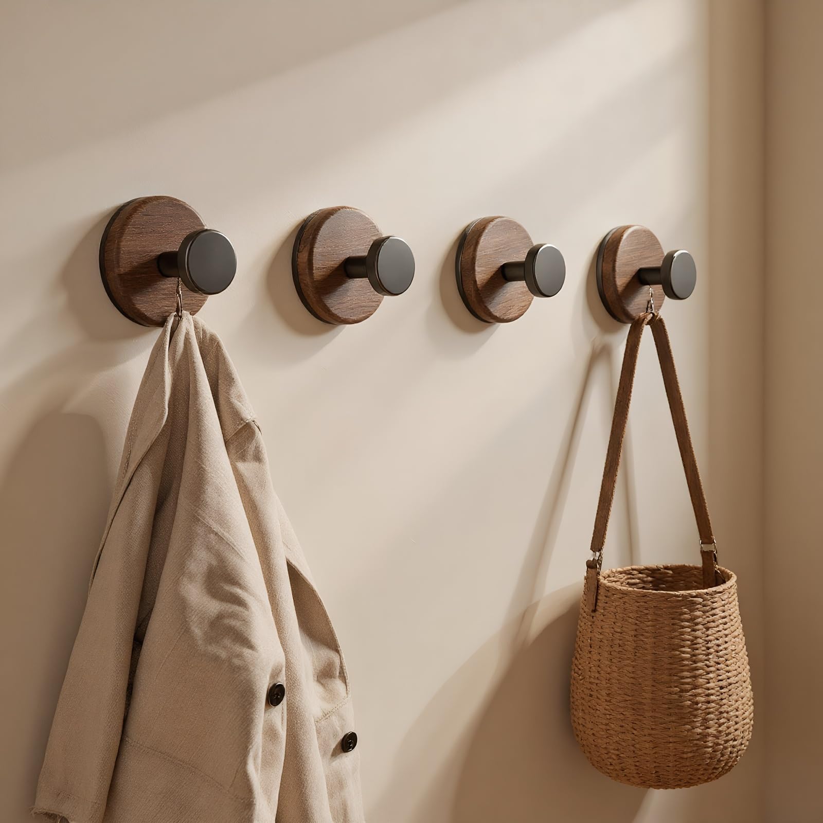 Crochets adhésifs pour serviettes de douche cuisine et portes murales