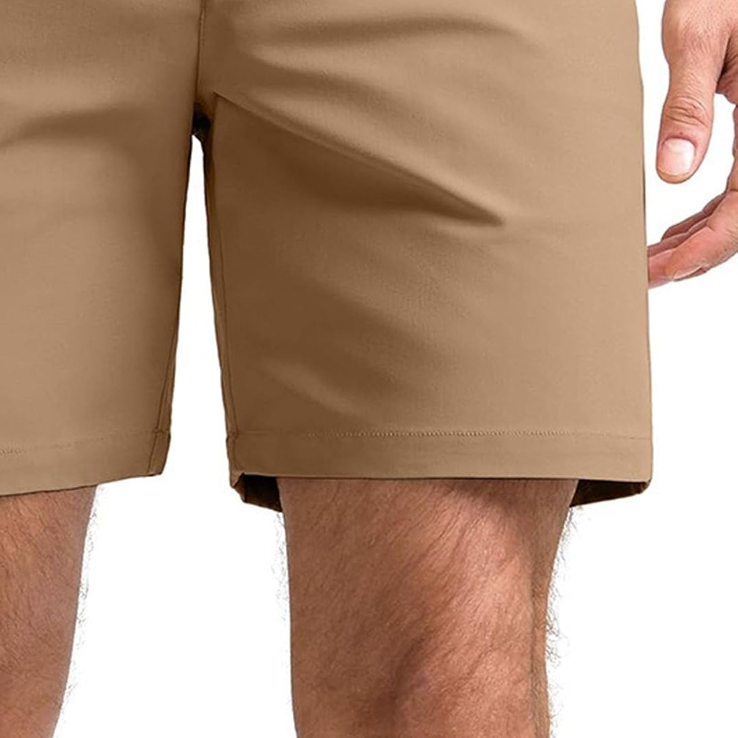 Maiyifu-GJ Men's Lightweight Casual Flat Front Shorts Stretch Chino Dress Shorts Summer Breathable Short Pants