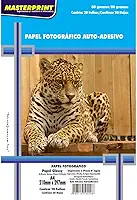 Papel Fotografico Inkjet Glossy Adesivo 80G. Pacote Com 20 - 67541