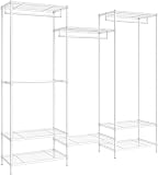 SONGMICS Clothes Rack, Open Wardrobe, Adjustable Shelves - 1