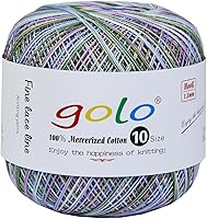 Vista 125 de golo 24 bolas hilo de ganchillo tamaño 10 hilo para tejer a mano hilo de ganchillo 10-24-1