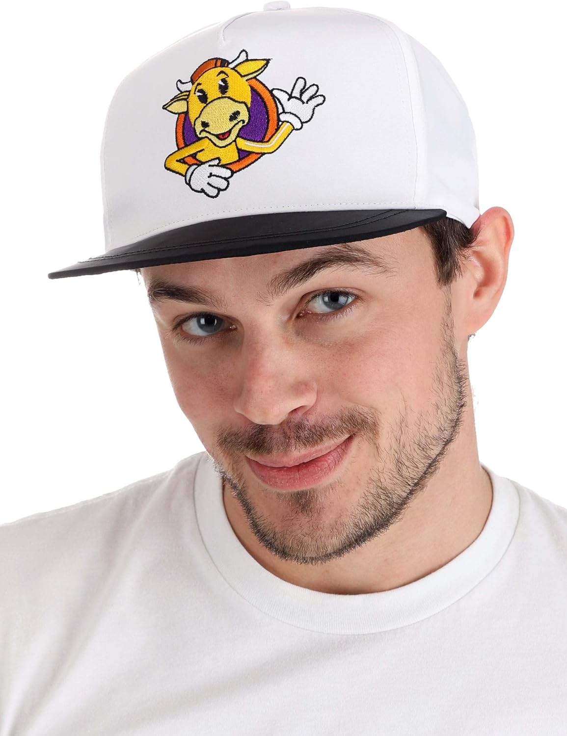 Deluxe Jay and Silent Bob Mooby's Silent Bob Hat - Baseball Cap with Embroidered Mooby, Officially Licensed