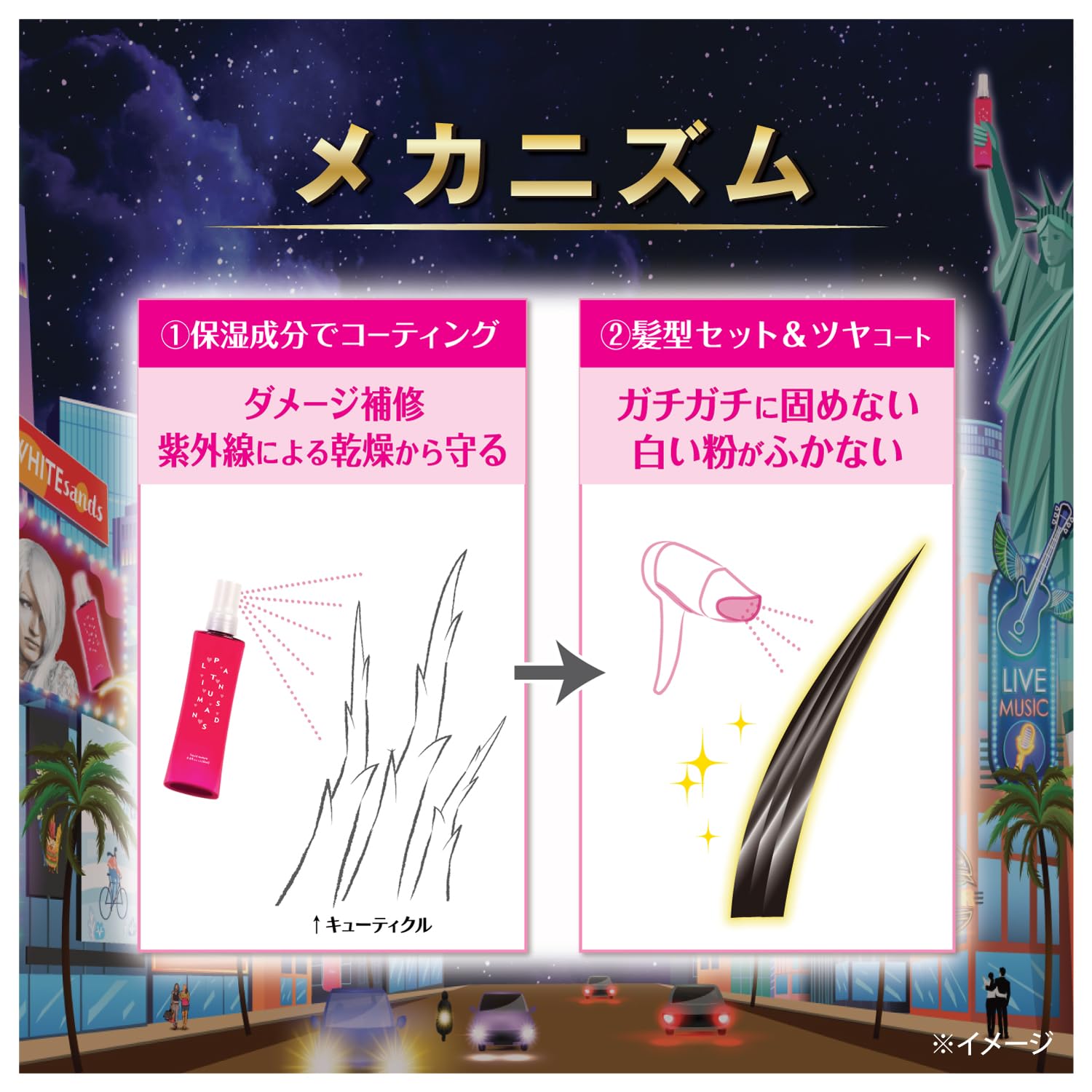 Amazon | プラチナサンズ | プラチナサンズ | ヘアウォーター・ミスト 通販