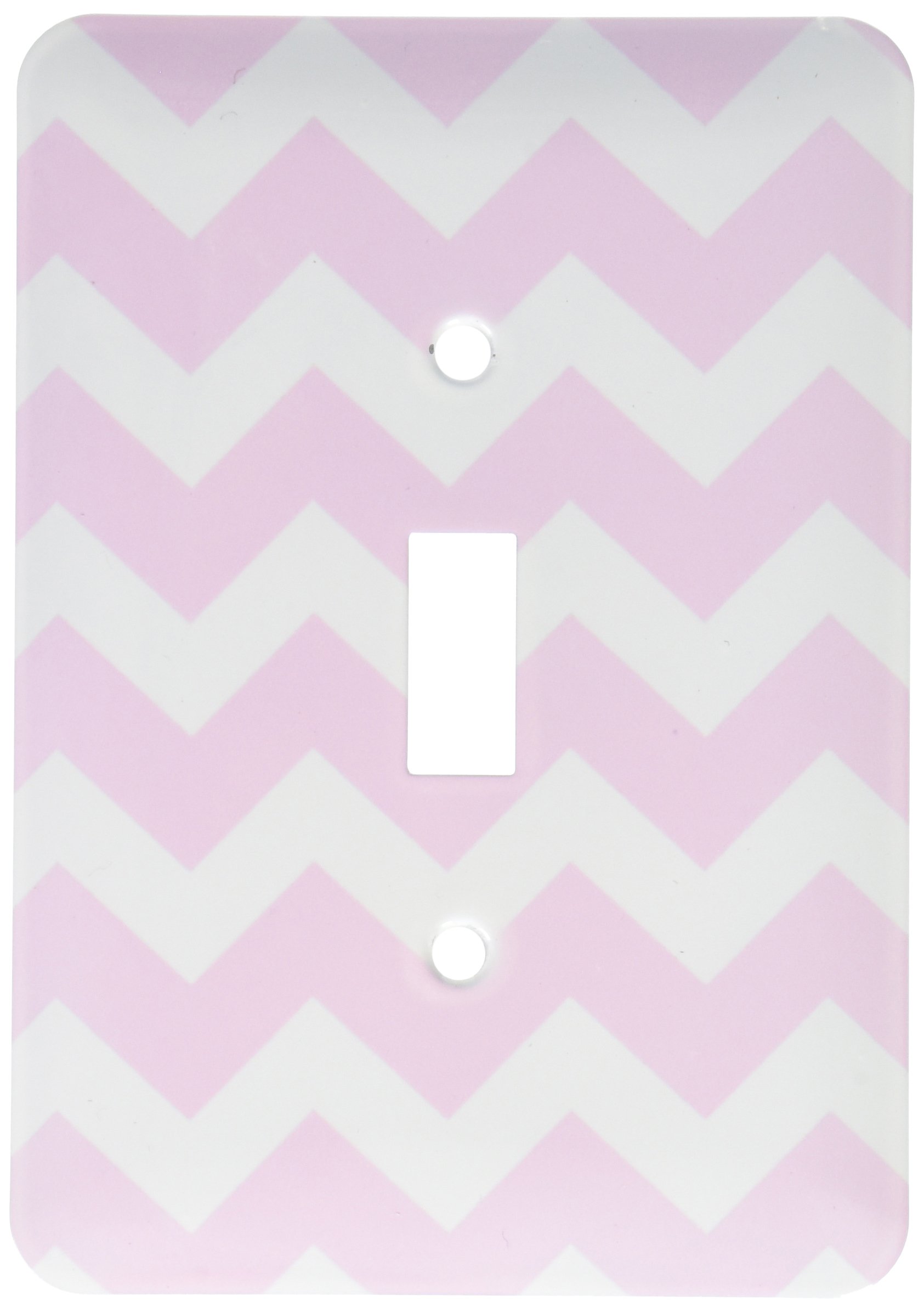 Funda para interruptor de luz diseño zigzag rosa resistente 3dRose
