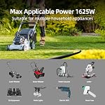 Tiffcofio Extérieur intérieur étanche 9 Cord d'extension de compteur 3 Pins pour maison et jardin 16AWG 13A/1625W ETL Inscrit