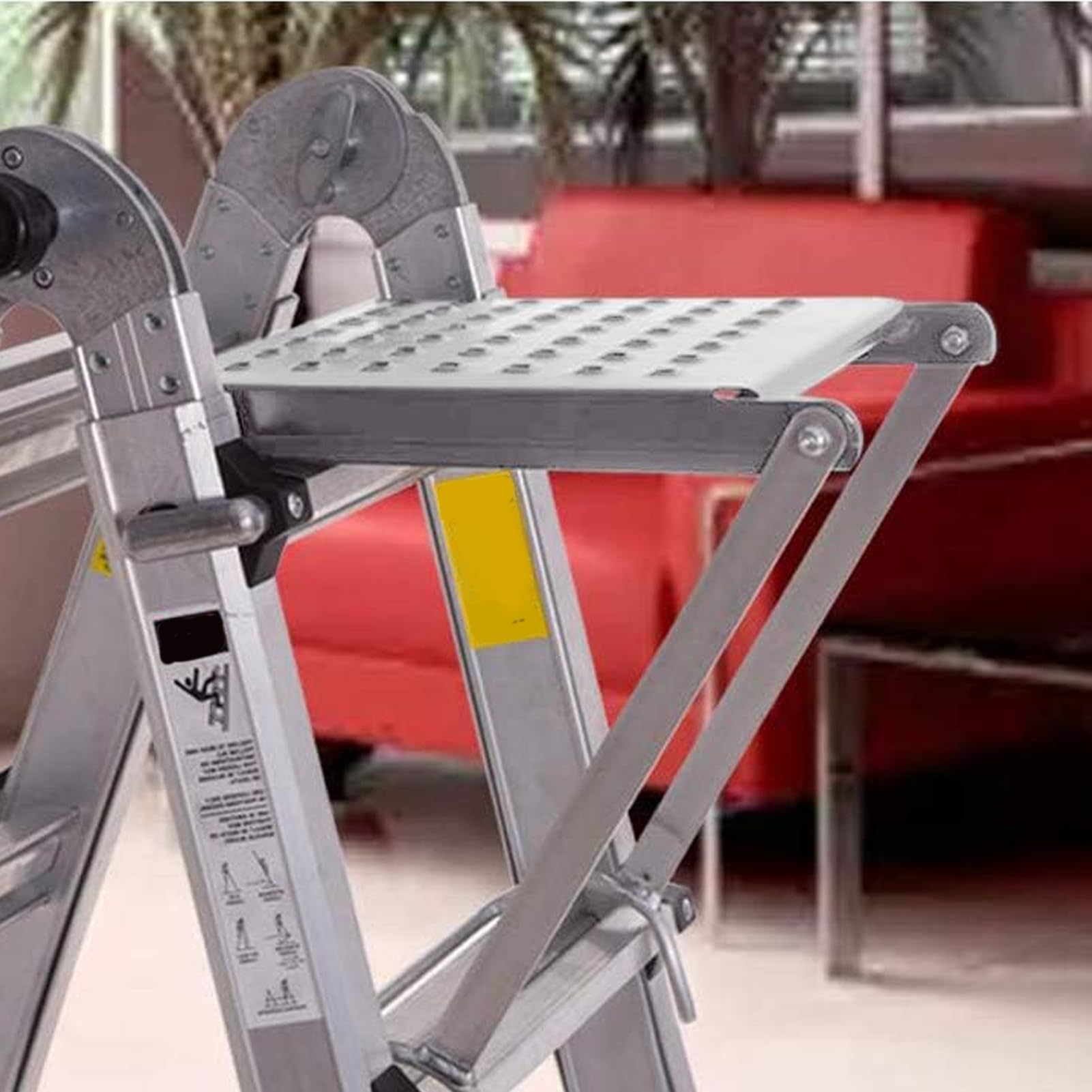 Accesorio para Panel de Escalera Panel para Trabajar en Altura | 150 kg Capacidad Alta Resistencia Accesorio Extensión para Trabajos Altura Pintores Electricistas Mecánicos
