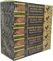 Incenso da Riqueza Palo Santo Com Sândalo - Proteção e Visão de Negócios 3cxs.7v