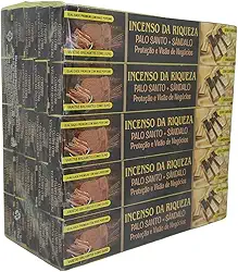 Incenso da Riqueza Palo Santo Com Sândalo - Proteção e Visão de Negócios 3cxs.7v