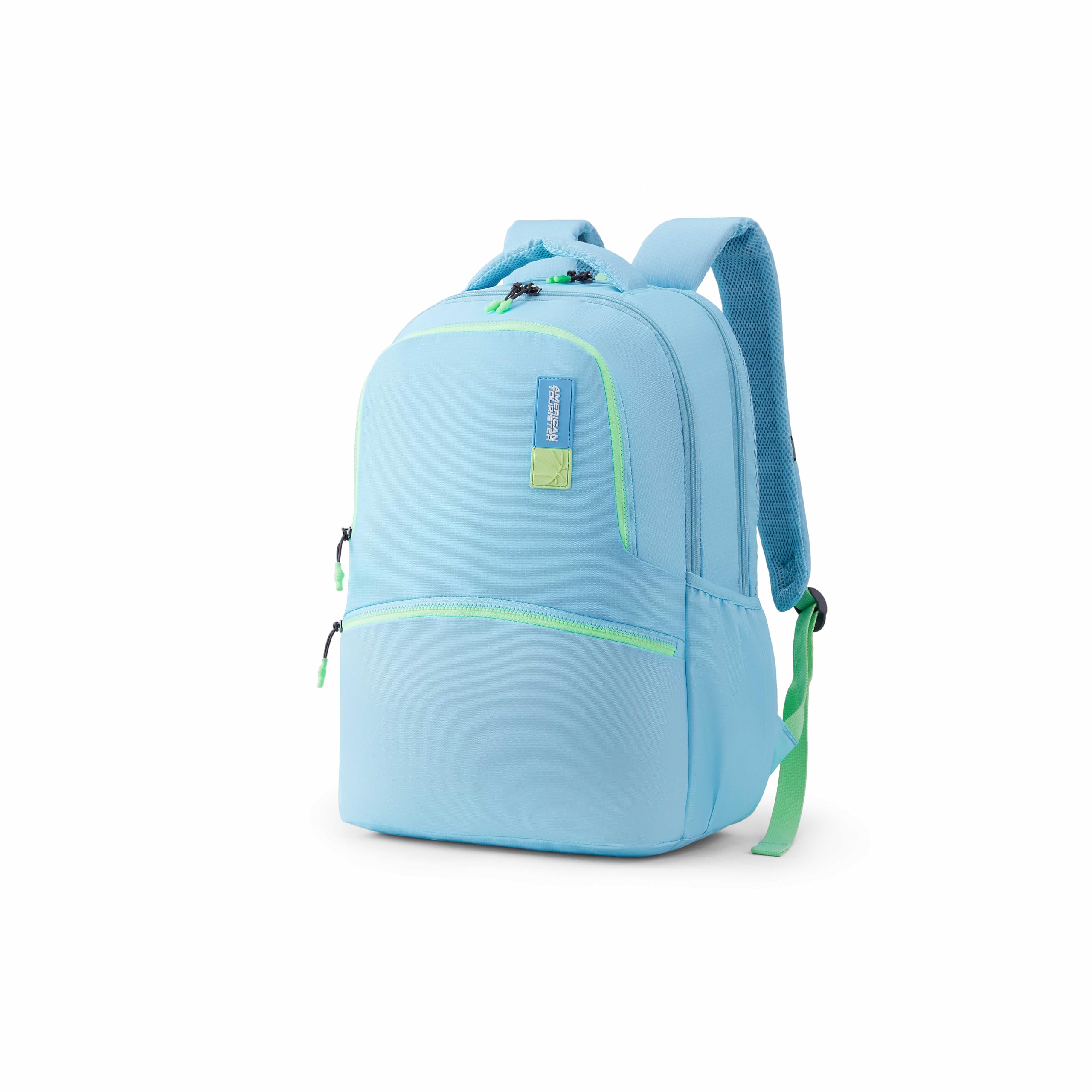 american tourister Uni-Prim | 32 Ltrs | 3 Compartments | Bottle Pocket | Ergonomic Padded Back Panel & Shoulder Straps | School Backpack for Boys & Girls | 1 Year International Warranty | Light Blue-picture-47