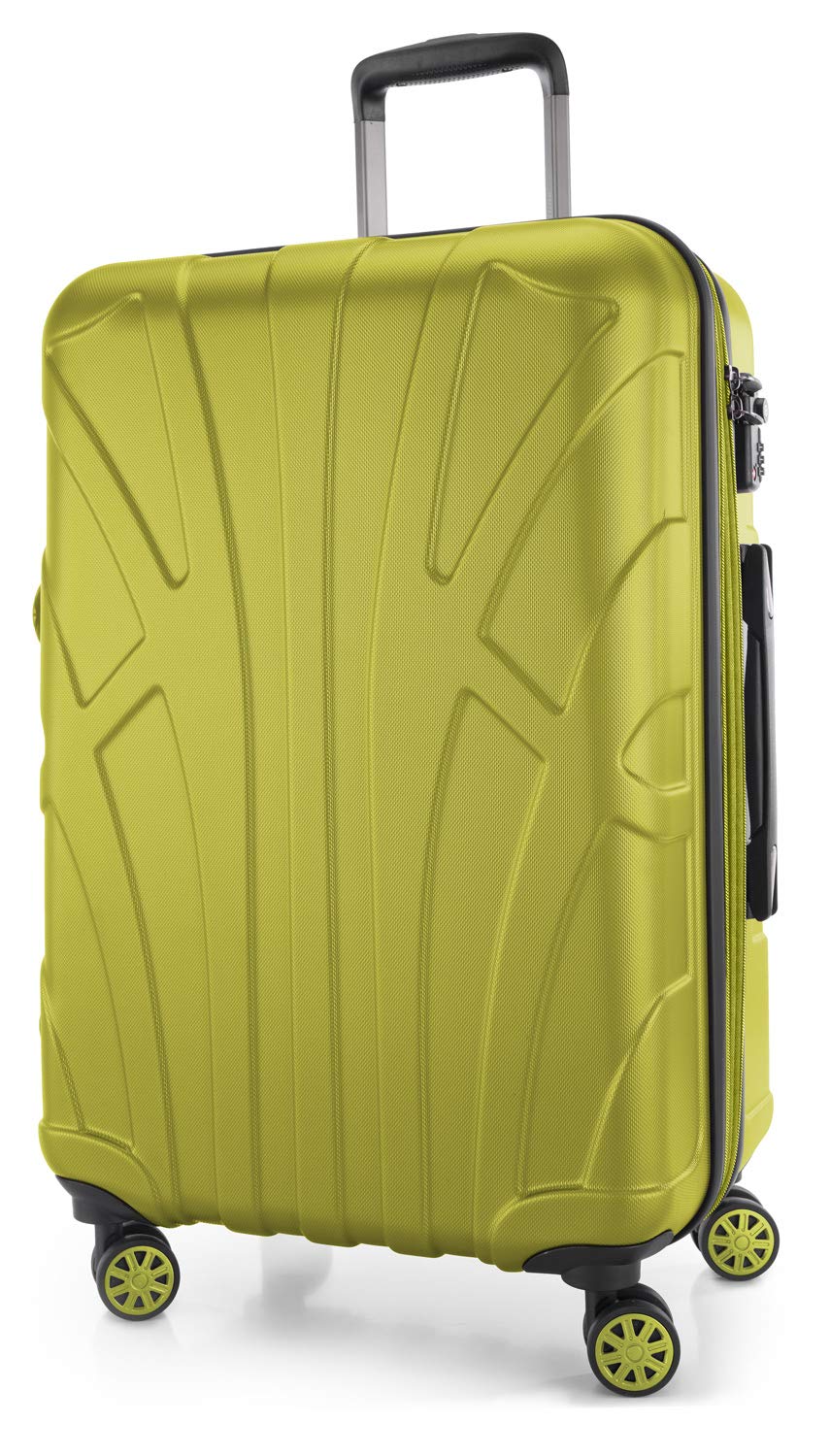 Suitline - Maleta de Mano rígida, Trolley 4 Ruedas, TSA, 55 cm, Aprox. 34 litros, 100% ABS Mate, Azul Oscuro — view 80