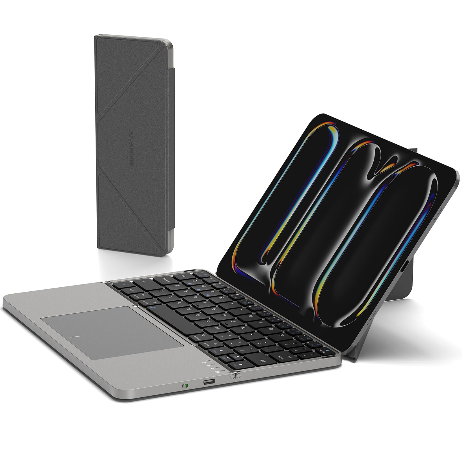 Amazon.com: Mircopack Foldable Bluetooth Keyboard with Touchpad