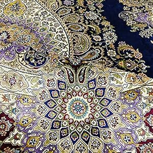 RUG 100% handgemaakt getuft rood klassiek Perzisch stijl hand-geknoopt zijde tapijt gebruik voor showroom of woonkamer…