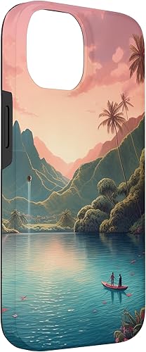 Miniatura 6 de iPhone 1212 Pro Tropical Hawaii Ocean Beach - Palmeras - Funda de surfista hawaiano