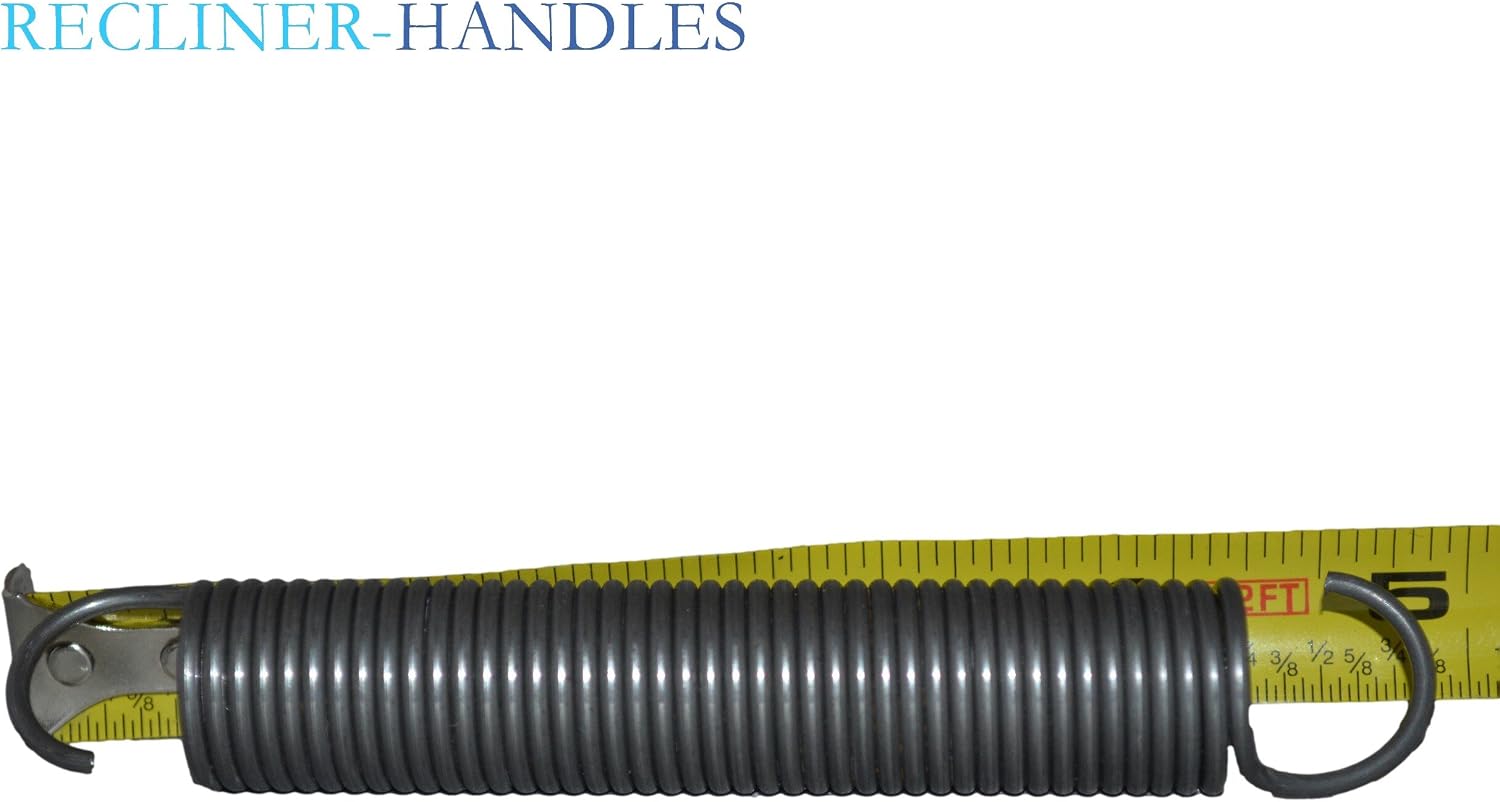 FR Replacement Recliner Sofa Sectional Mech Mechanism Tension Spring 4 3/4 inch Short Hooks 5/8 Diameter Coil