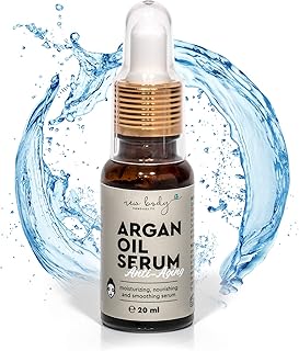 new body® Kaltgepresstes Arganöl Serum - 20 ml hochdosiertes Argan Öl - Naturkosmetik spendet Feuchtigkeit für Gesicht und...